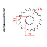 XAM Sprocket Kit Suzuki ATV LT160 11/39
