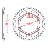 XAM Sprocket Kit Honda XR90L '17- 15/52 (OE#428)