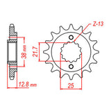 XAM Sprocket Kit Kawasaki KLR650 '06-'21 X-Ring 15/43