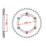 XAM Sprocket Kit Suzuki DR650 '06-'15 X-Ring 14/41
