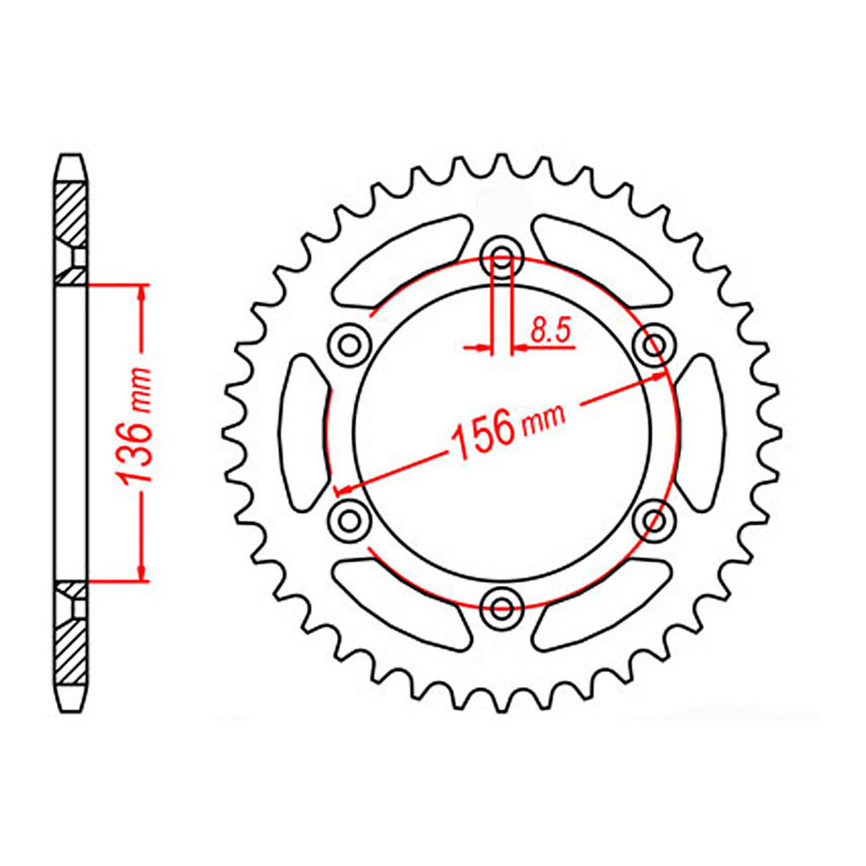 XAM Sprocket Kit Sherco 450/510SH1 NSD 14/49