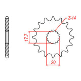 XAM Sprocket Kit Yamaha YZ125 '99-'01 13/48