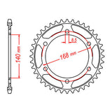 XAM Sprocket Kit BMW F800GS '08-'12 - 525AX 16/42