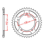 XAM Sprocket Kit Honda CB600F Hornet '-06 X-Ring Gold 15/42