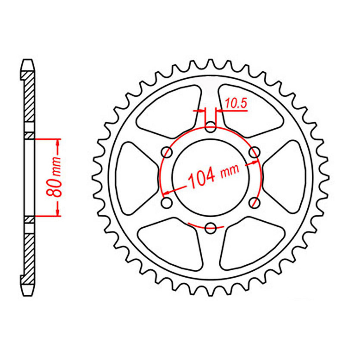 XAM Sprocket Kit Kawasaki ZX9R '94-'97 X-Ring 16/44