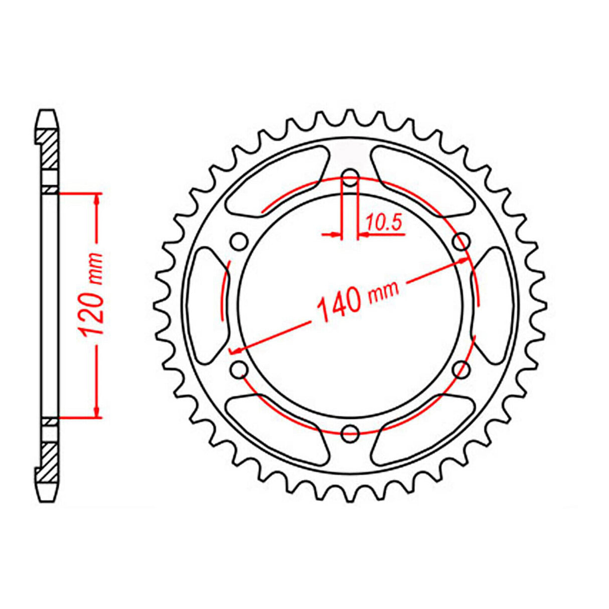 XAM Sprocket Kit Suzuki TL1000S X-Ring 17/38