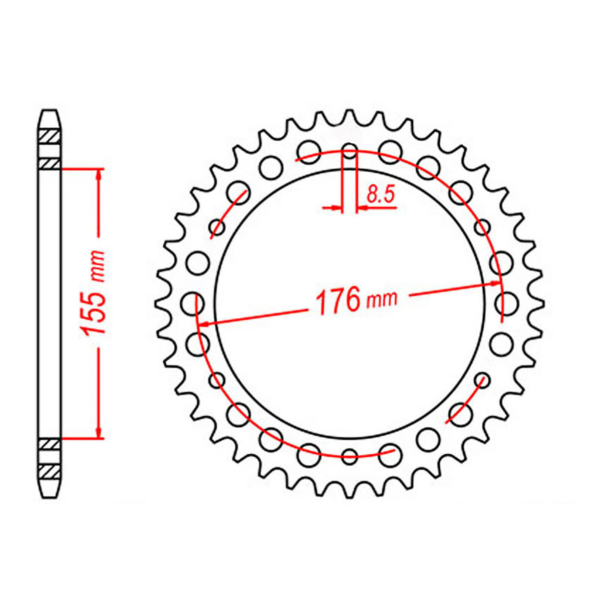XAM Sprocket Kit Triumph Speed Triple 1050i '05-'11 X-Ring 18/42