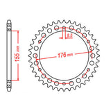 XAM Sprocket Kit Triumph Speed Triple 1050i '05-'11 X-Ring 18/42