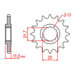 XAM Sprocket Kit Yamaha FZ6/R '10-'15 X-Ring Gold 16/46