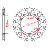 XAM Sprocket Kit Yamaha FZ6/R '10-'15 X-Ring Gold 16/46