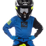 Fasthouse Youth Carbon Echo Jersey - Electric Blue