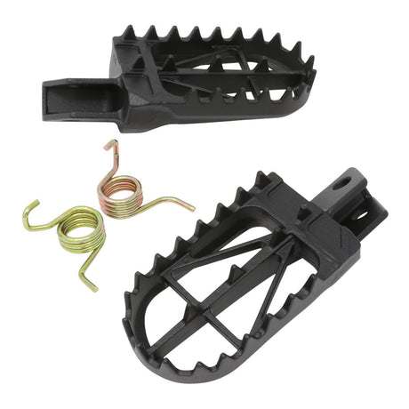 Zeta Wide Chromoly Mid Foot Pegs - Yamaha WR250R / WR250X