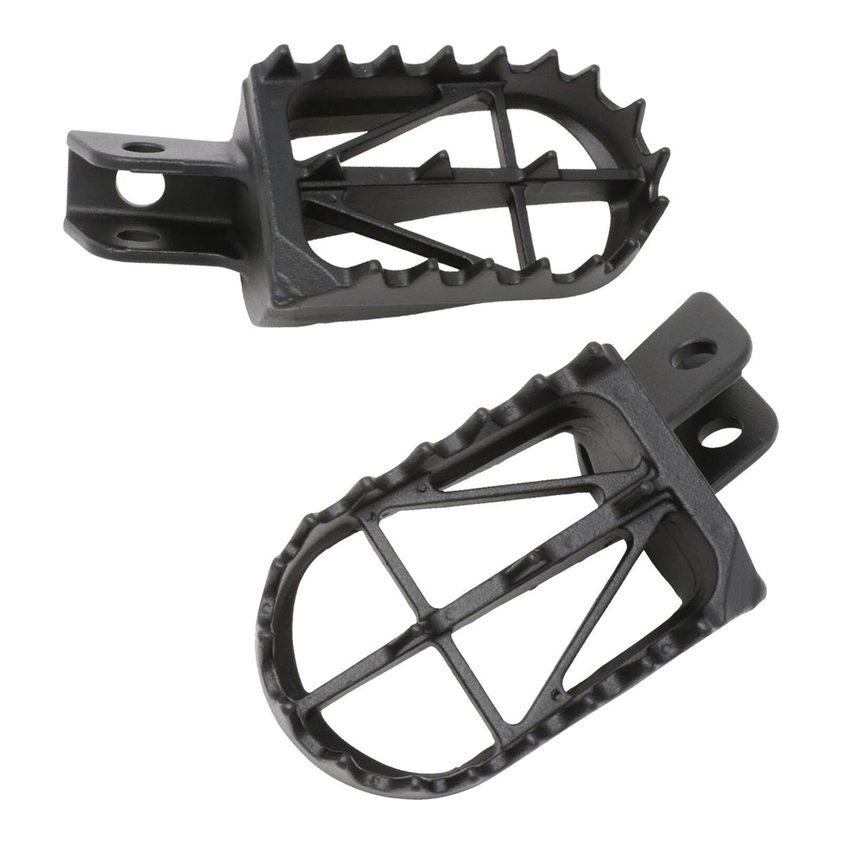Zeta Wide Chromoly Mid Foot Pegs - Kawasaki KLX110 / KLX110L / Suzuki DR-Z50 / D