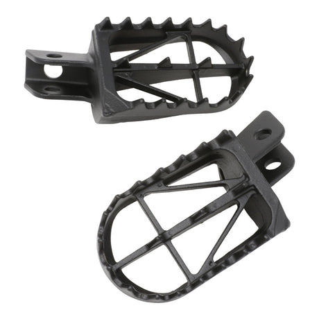 Zeta Wide Chromoly Mid Foot Pegs - Kawasaki KLX110 / KLX110L / Suzuki DR-Z50 / D