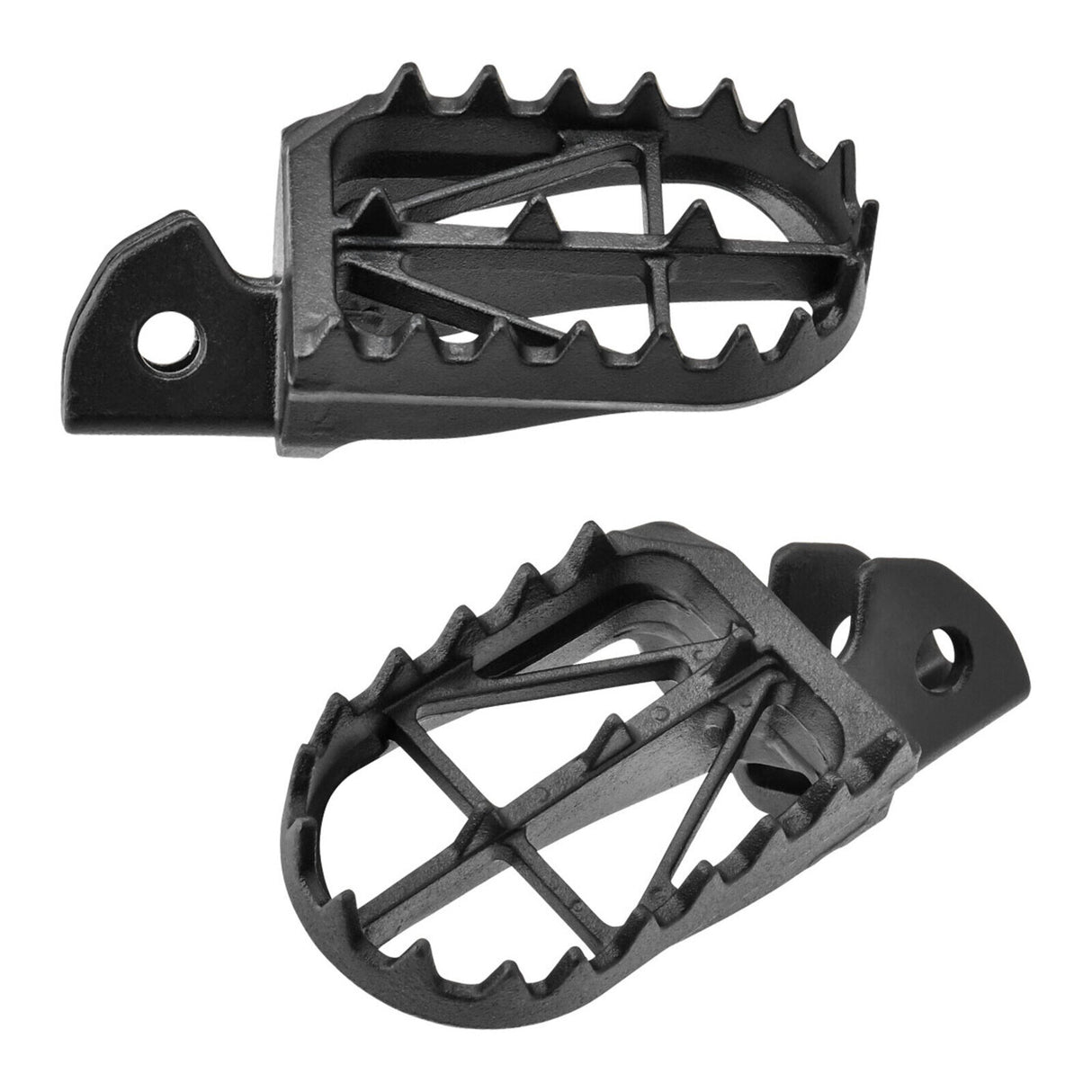 Zeta Wide Chromoly Mid Foot Pegs - Suzuki RM85 / Kawasaki KDX200R / KDX200SR ('8