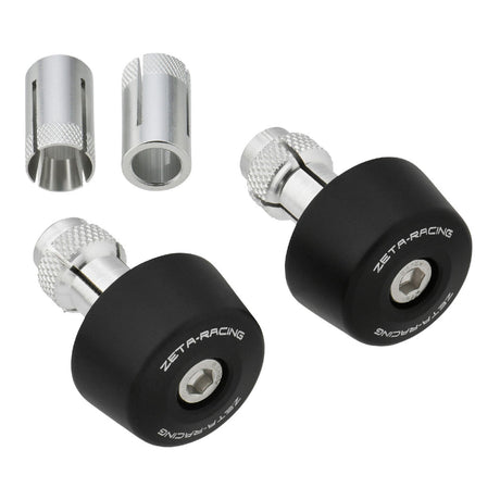 Zeta Bar End Sliders (2 Pack) - Black
