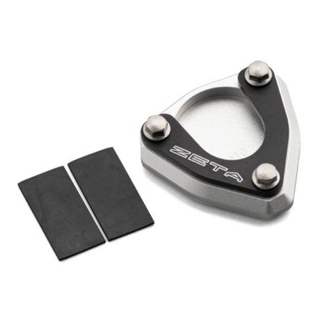 Zeta Side Stand Extender - Black / Silver - Husqvarna 701 Enduro ('17-) / KTM 69
