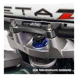 Zeta Stem Nut M22 x 27 P1.0 H12 - Blue