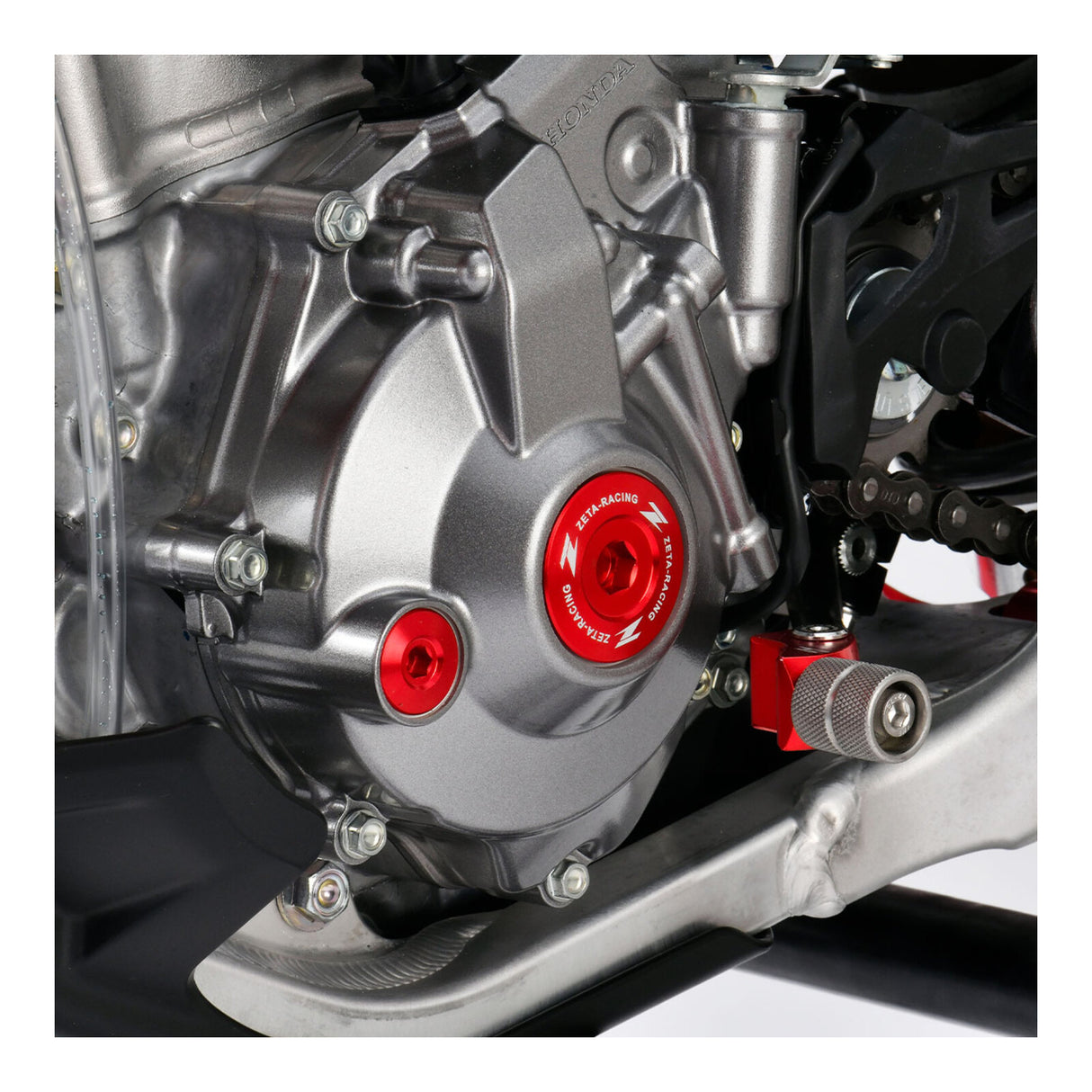 Zeta Engine Plug Kit- Honda CRF250R '10-'17, CRF450R/X, CRF150R - Red