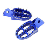Zeta Yamaha WR250R/X ‘07-’20 Blue Aluminium Foot Pegs