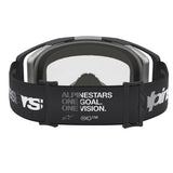 Alpinestars Vision 8 Clear Lens Goggle - Amber Black/Silver