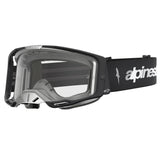 Alpinestars Vision 8 Clear Lens Goggle - Amber Black/Silver