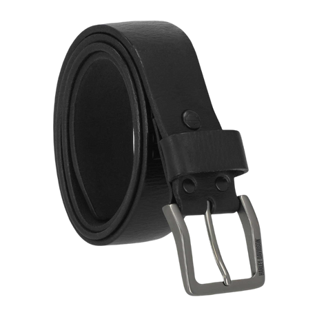 Harley-Davidson Men's Embossed H-D Logo Genuine Leather Belt - Black
