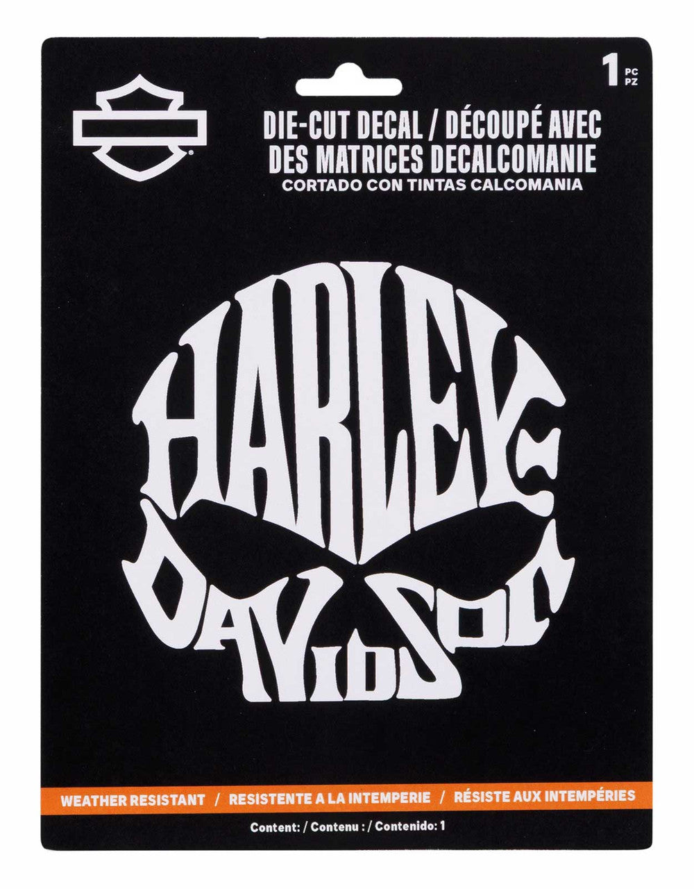 Harley-Davidson Willie G Skull Decal
