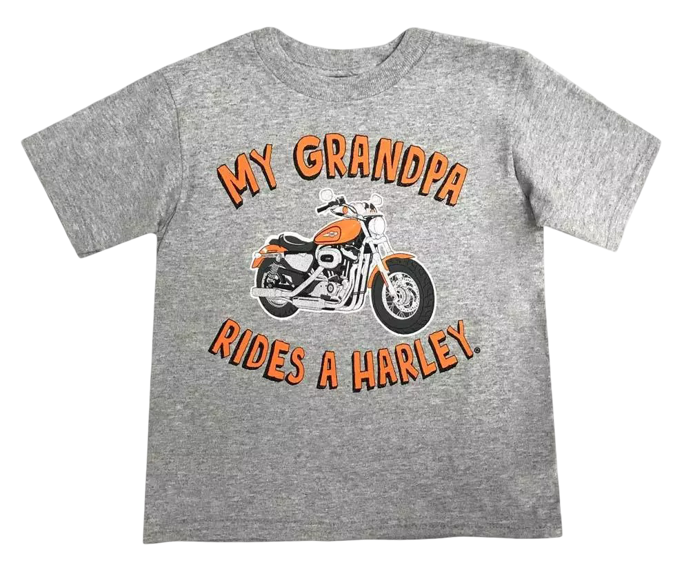 Harley-Davidson Boys Grandpa Rides T-Shirt