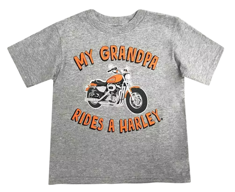 Harley-Davidson Boys Grandpa Rides T-Shirt