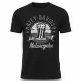 V-Twins x Harley-Davidson Grey Wrench T-Shirt