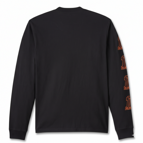 Harley-Davidson Men's Long Sleeve Tee-Knit -  Black