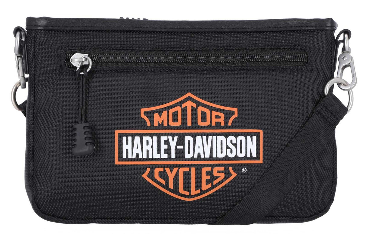 Harley-Davidson Women's Bar & Shield Logo Convertible Crossbody - Black