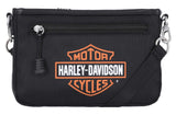 Harley-Davidson Women's Bar & Shield Logo Convertible Crossbody - Black