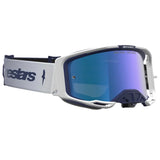 Alpinestars Vision 8 Amber Navy/White Mirror Lens Goggle