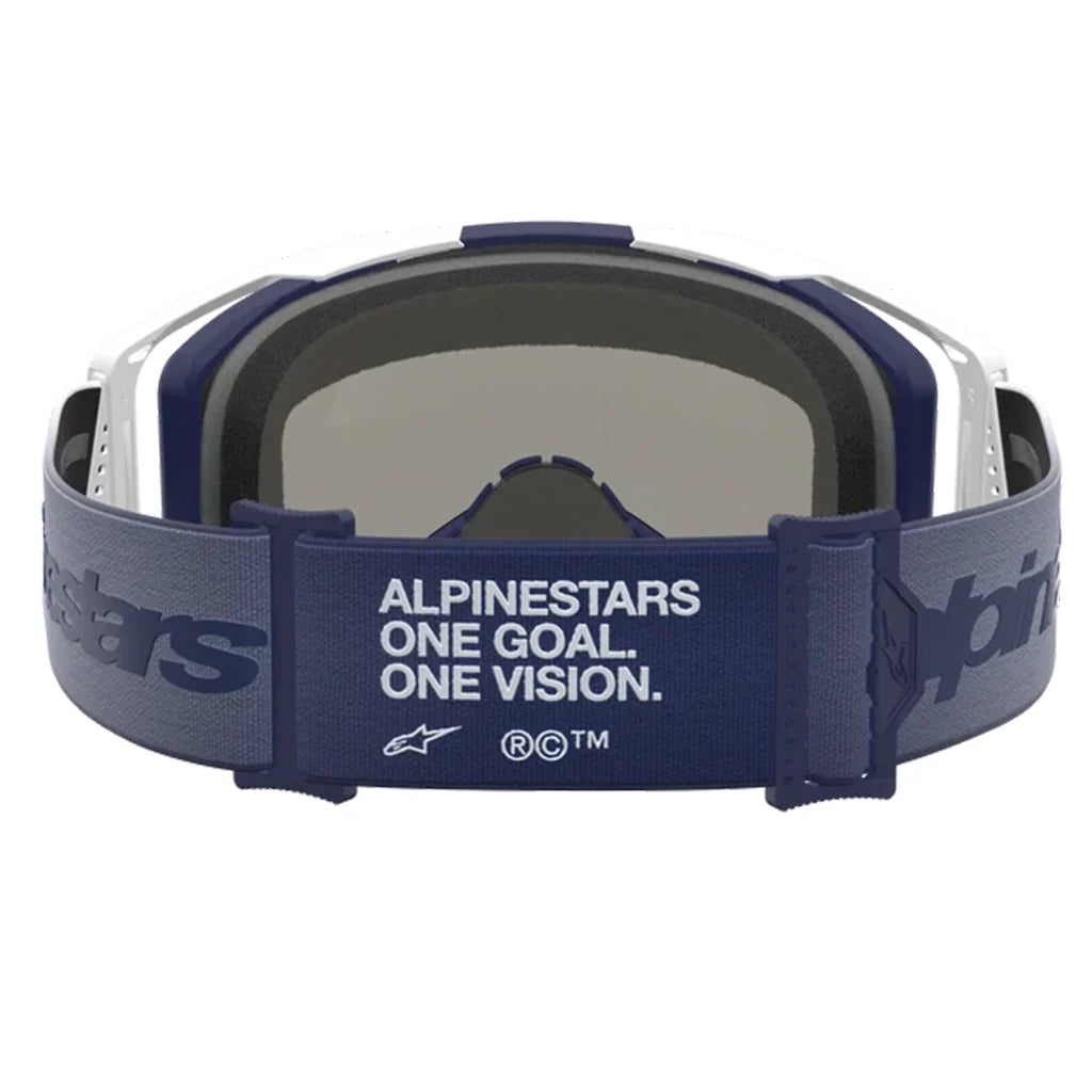 Alpinestars Vision 8 Amber Navy/White Mirror Lens Goggle