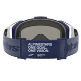 Alpinestars Vision 8 Amber Navy/White Mirror Lens Goggle