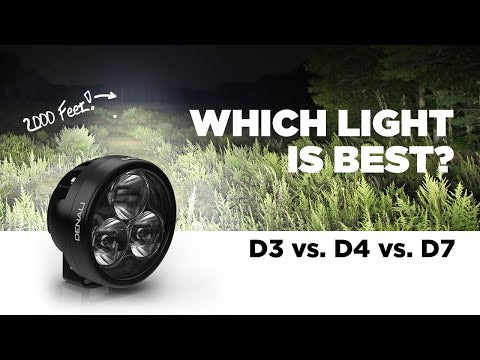 Denali D3 LED Driving Light Kit - DataDim™ Technology - Pair