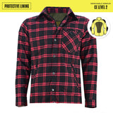Johnny Reb Men's Bottlebrush Protective Shirt - Black/Red