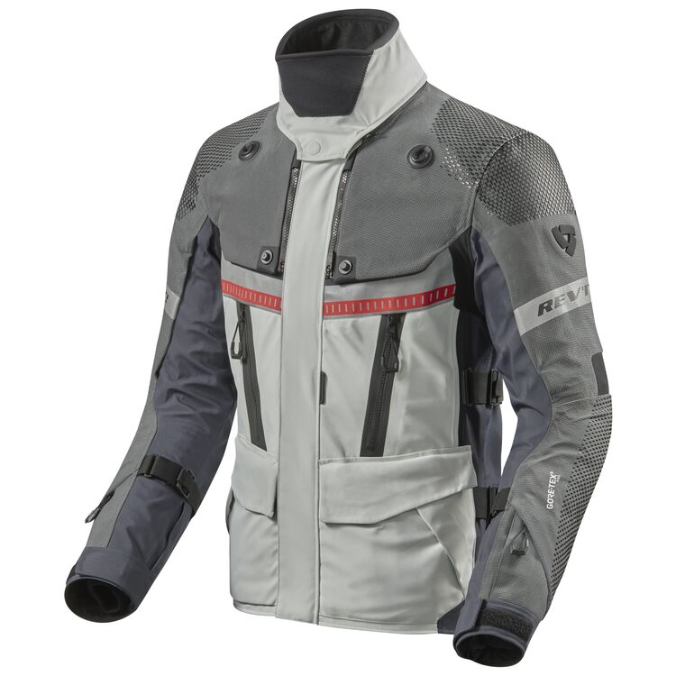 REV'IT! Dominator 3 GTX Jacket - Silver Blue