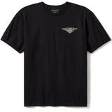 Harley-Davidson Men's Willie G Sketchy Bar & Shield Ringer T-Shirt - Black