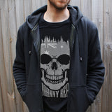 Johnny Reb Men's Aussie Skull T-Shirt - Black