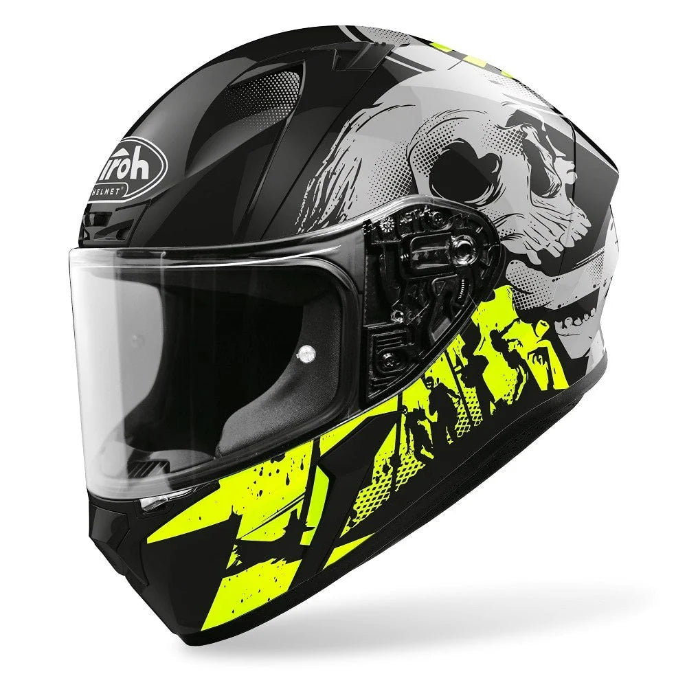 Airoh Valor Akuna Helmet - Yellow Gloss