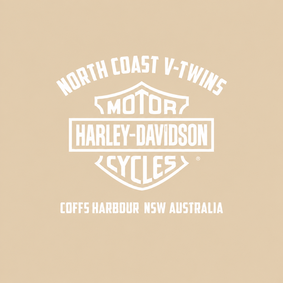 V-Twins x Harley-Davidson Western T-Shirt - Sand